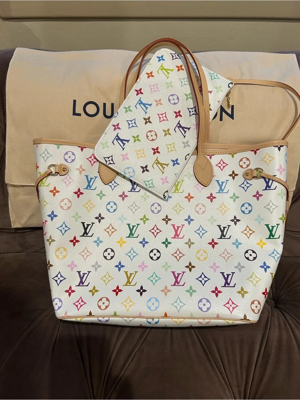 Louis Vuitton/Takashi Murakami Neverfull MM